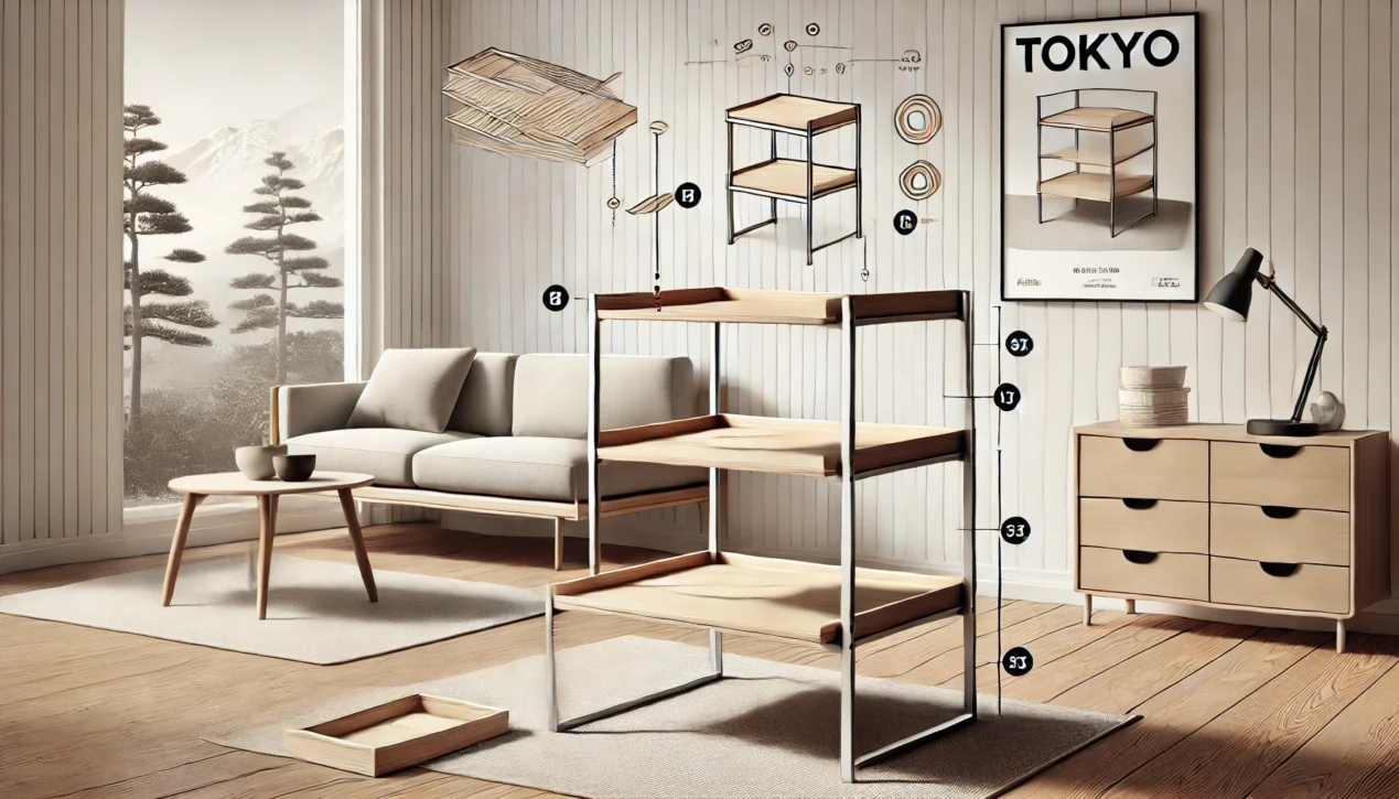 how to build tokyo s minimalist 3 tier end table